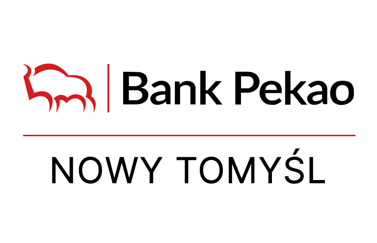 Logo nowotomyskiej placówki Banku Pekao