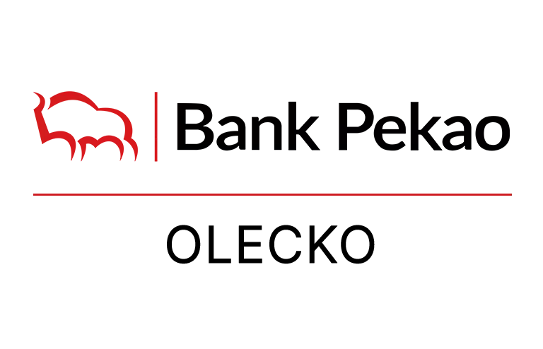 Logo oleckiej placówki Banku Pekao