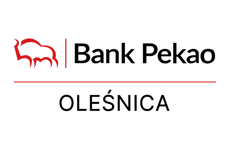 Logo oleśnickiej placówki Banku Pekao