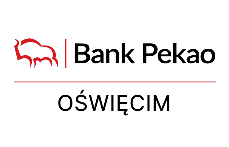 Logo oświęcimskiej placówki Banku Pekao
