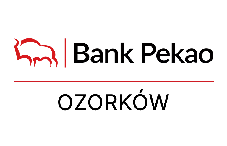 Logo ozorkowskiej placówki Banku Pekao