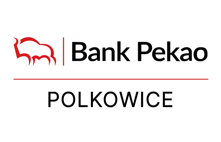Logo polkowickiej placówki Banku Pekao
