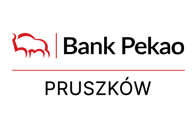 Logo pruszkowskiej placówki Banku Pekao