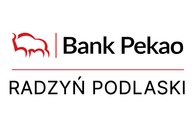 Logo radzyńskiej placówki Banku Pekao