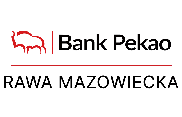 Logo rawskiej placówki Banku Pekao