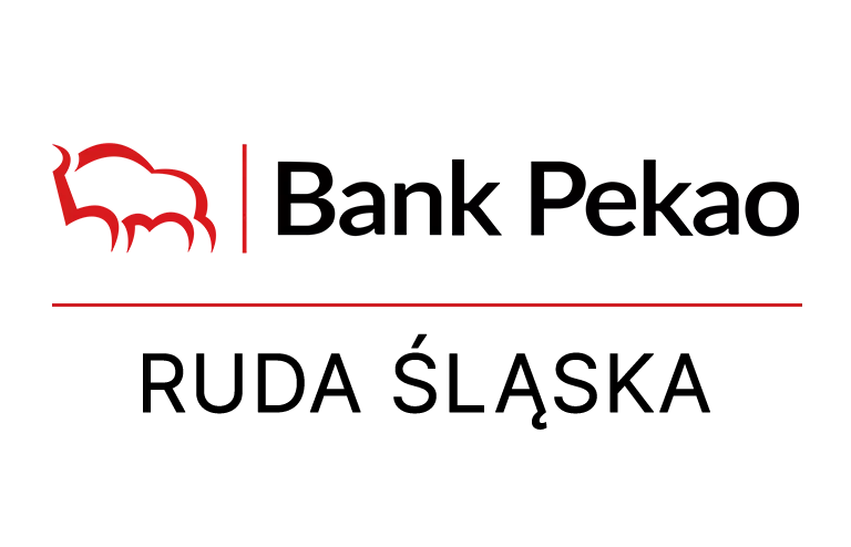 Logo rudzkiej placówki Banku Pekao