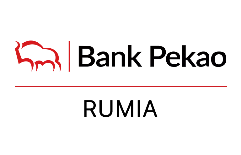 Logo rumskiej placówki Banku Pekao