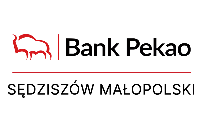 Logo sędziszowskiej placówki Banku Pekao