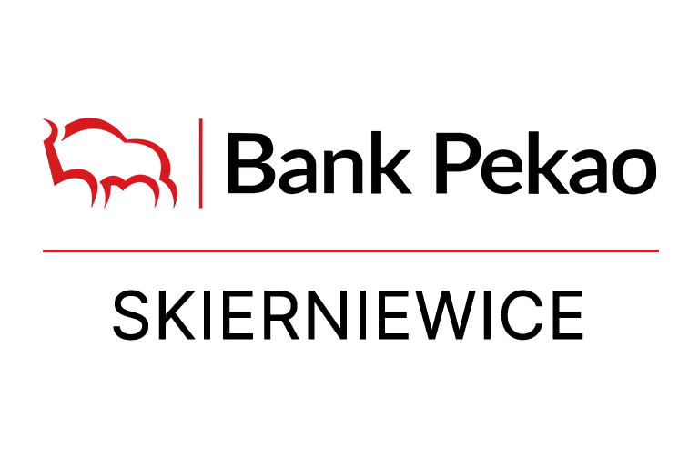 Logo skierniewickiej placówki Banku Pekao