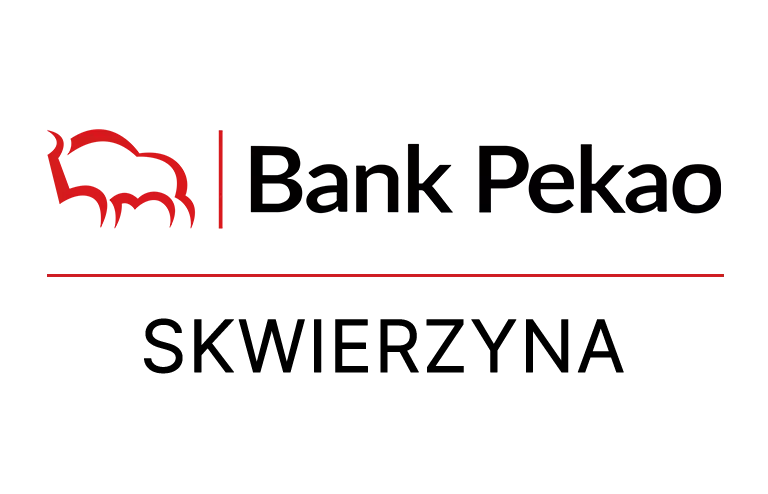 Logo skwierzyńskiej placówki Banku Pekao