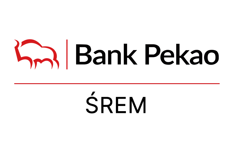 Logo śremskiej placówki Banku Pekao