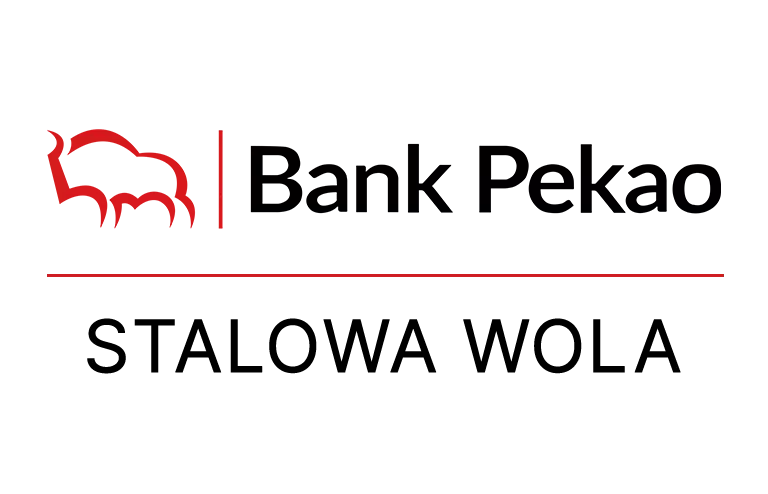 Logo stalowowolskiej placówki Banku Pekao