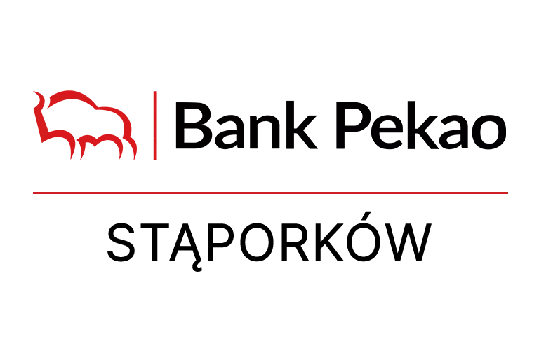 Logo stąporkowskiej placówki Banku Pekao