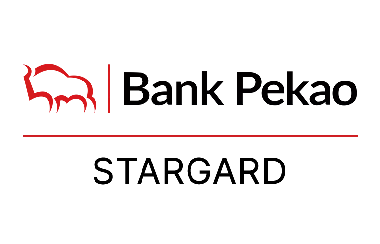 Logo stargardzkiej placówki Banku Pekao