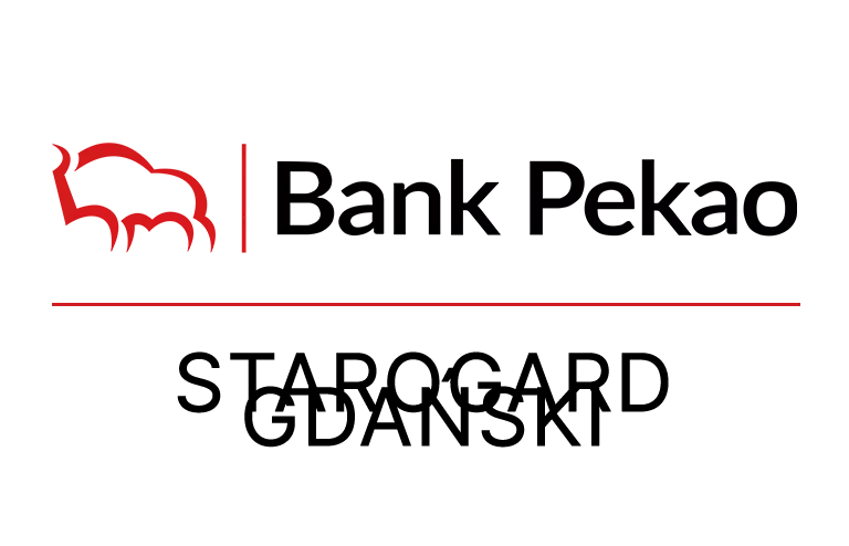 Logo starogardzkiej placówki Banku Pekao