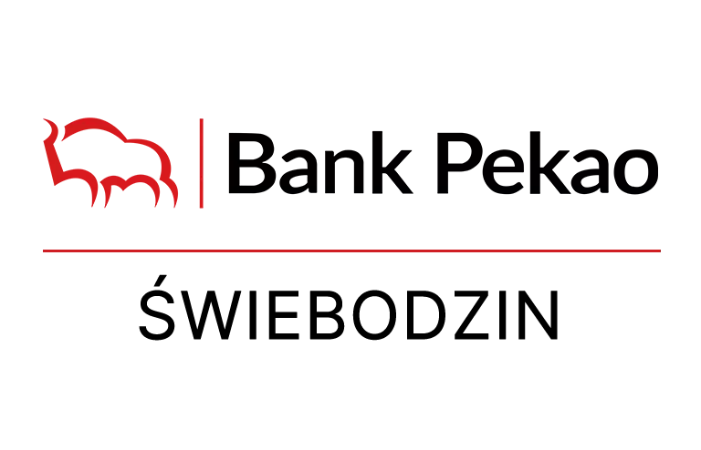Logo świebodzińskiej placówki Banku Pekao