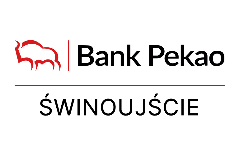 Logo świnoujskiej placówki Banku Pekao