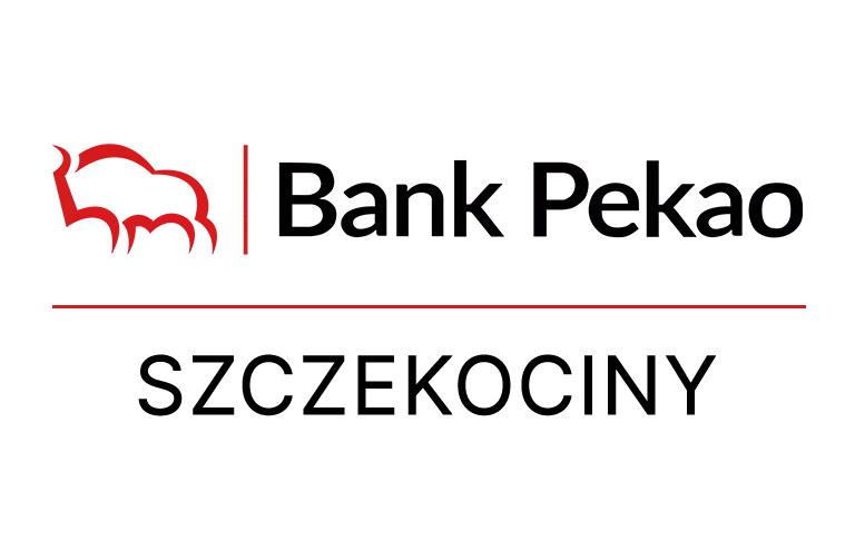 Logo szczekocińskiej placówki Banku Pekao