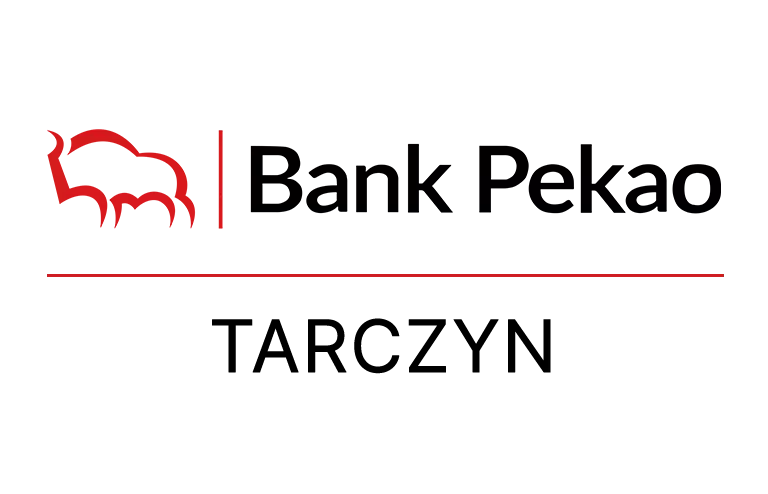 Logo tarczyńskiej placówki Banku Pekao