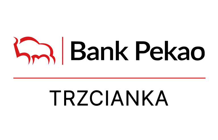 Logo trzcianeckiej placówki Banku Pekao