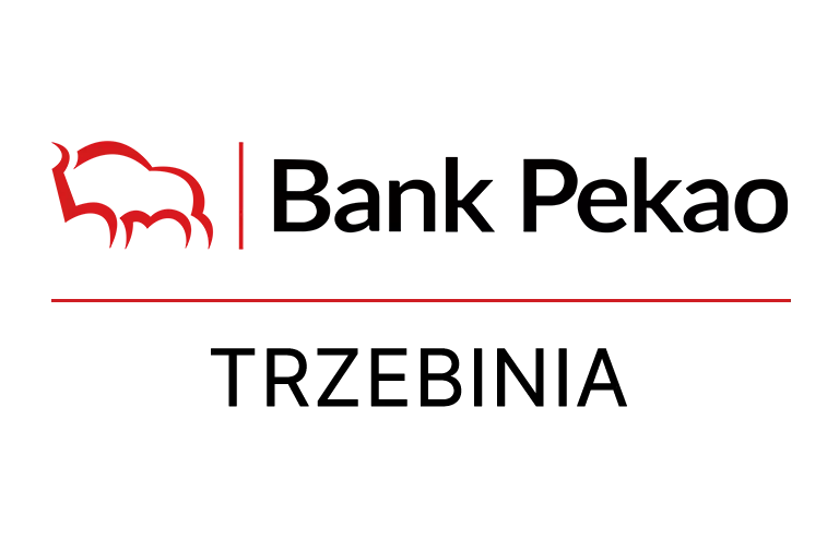 Logo trzebińskiej placówki Banku Pekao