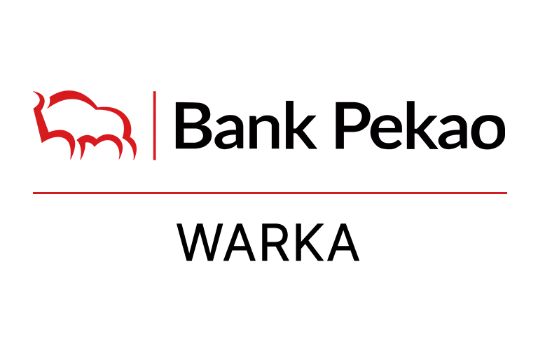 Logo wareckiej placówki Banku Pekao