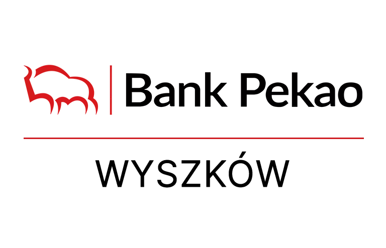 Logo wyszkowskiej placówki Banku Pekao