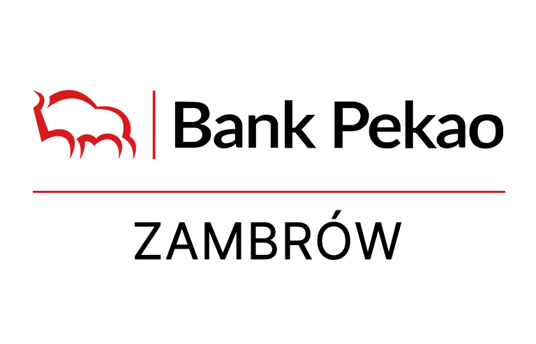 Logo zambrowskiej placówki Banku Pekao