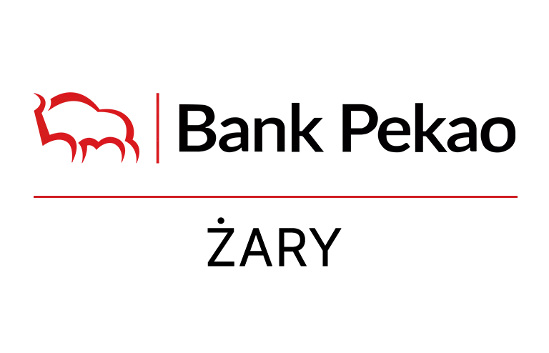 Logo żarskiej placówki Banku Pekao