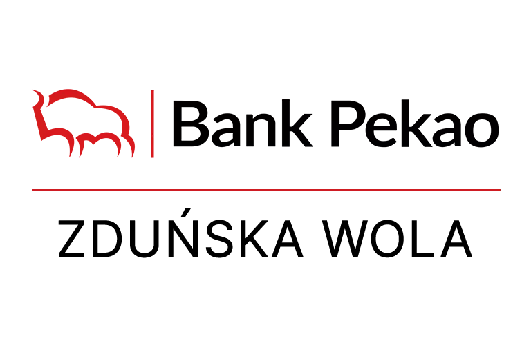 Logo zduńskowolskiej placówki Banku Pekao