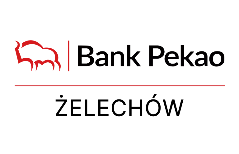 Logo żelechowskiej placówki Banku Pekao