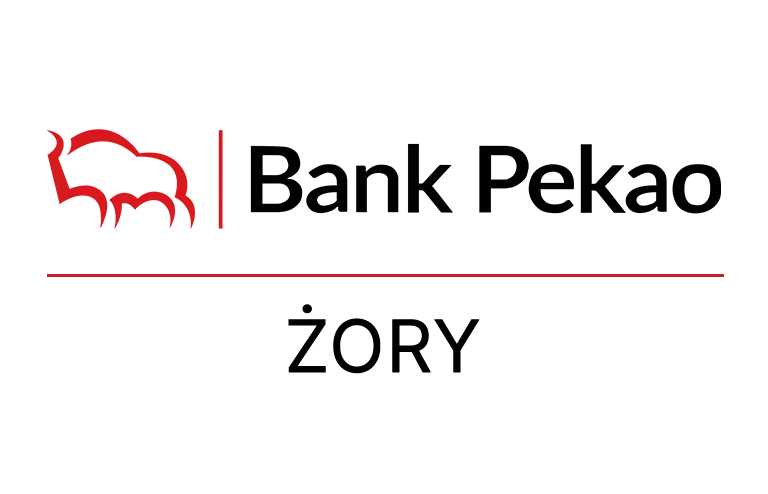 Logo żorskiej placówki Banku Pekao