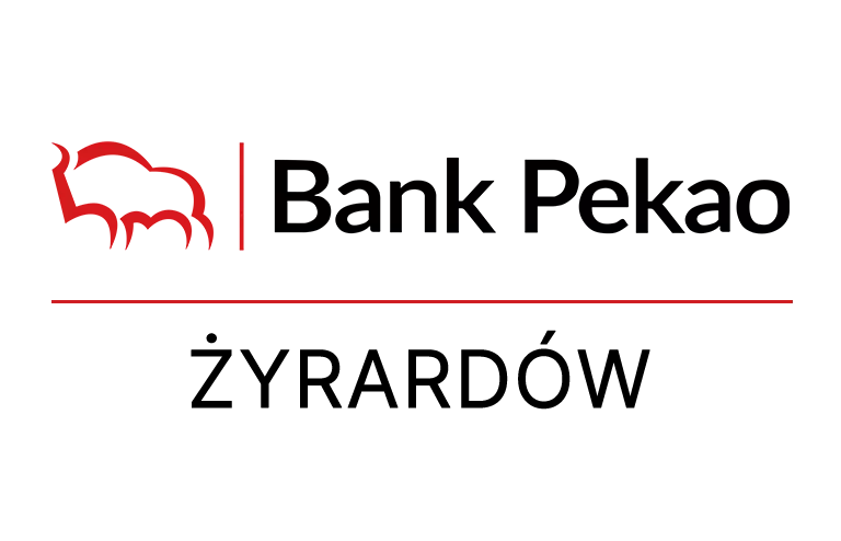 Logo żyrardowskiej placówki Banku Pekao