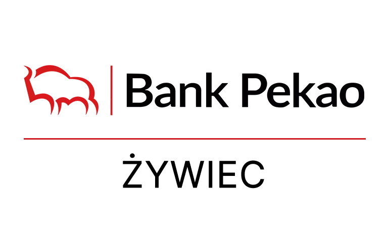 Logo żywieckiej placówki Banku Pekao
