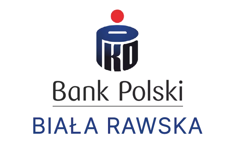 Logo rawskiej placówki banku PKO Bank Polski SA