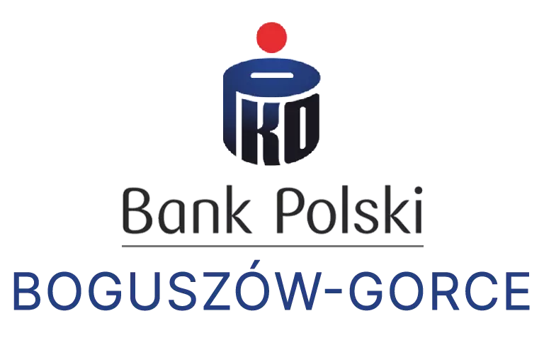 Logo boguszowskiej placówki banku PKO Bank Polski SA