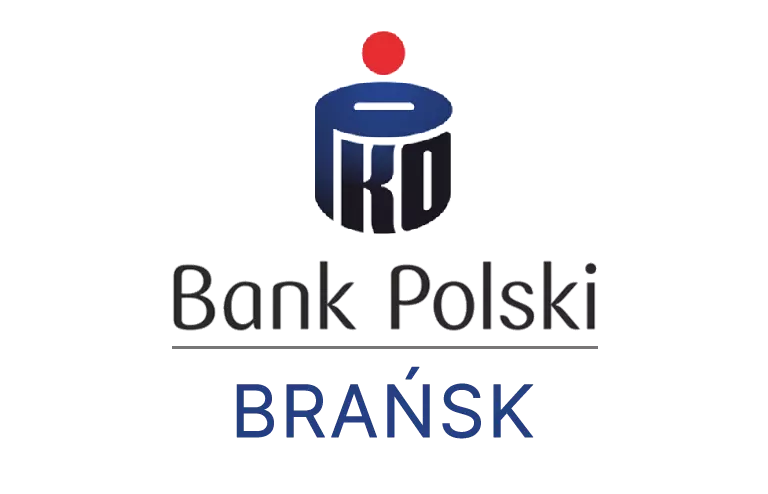 Logo brańskiej placówki banku PKO Bank Polski SA