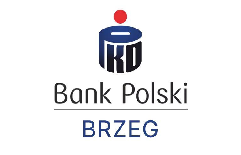 Logo brzeskiej placówki banku PKO Bank Polski SA