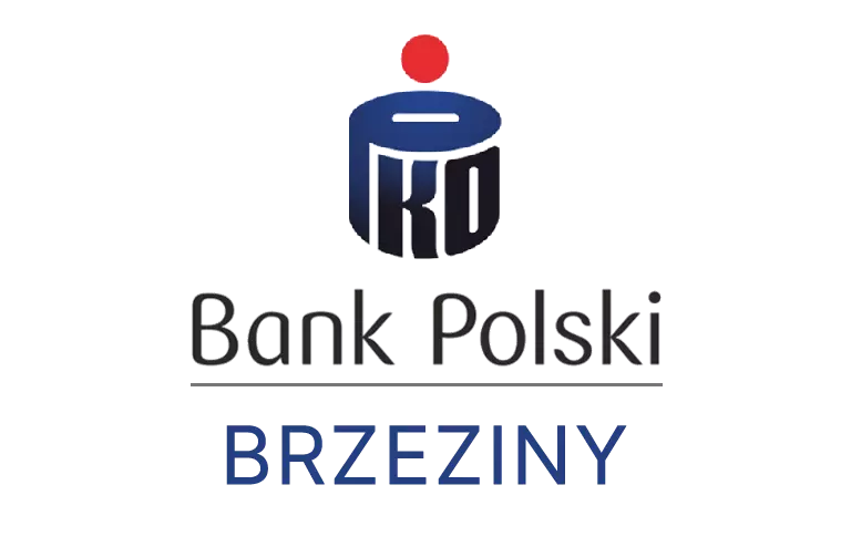 Logo brzezińskiej placówki banku PKO Bank Polski SA