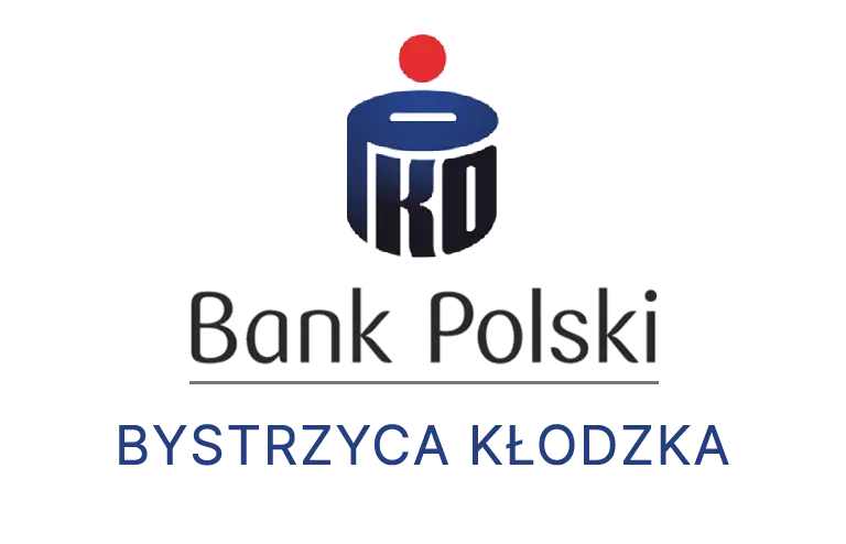 Logo bystrzyckiej placówki banku PKO Bank Polski SA