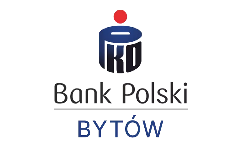 Logo bytowskiej placówki banku PKO Bank Polski SA