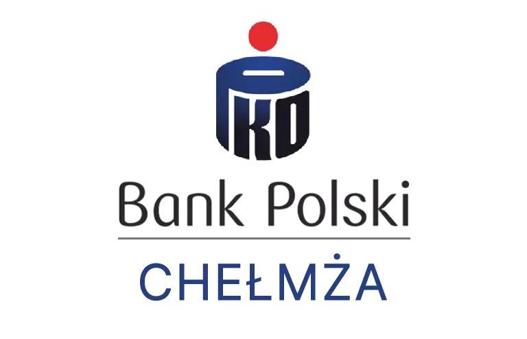 Logo chełmżyńskiej placówki banku PKO Bank Polski SA
