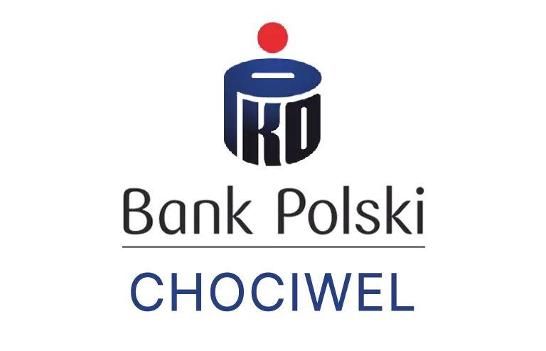 Logo chociwelskiej placówki banku PKO Bank Polski SA