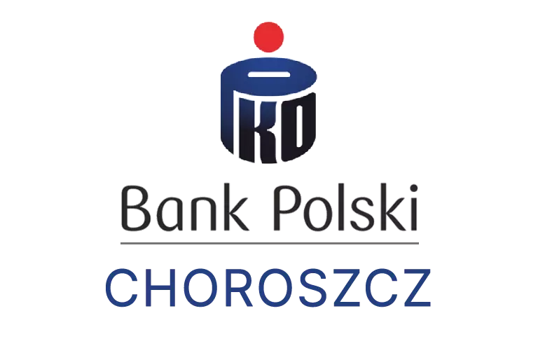 Logo choroszczańskiej placówki banku PKO Bank Polski SA