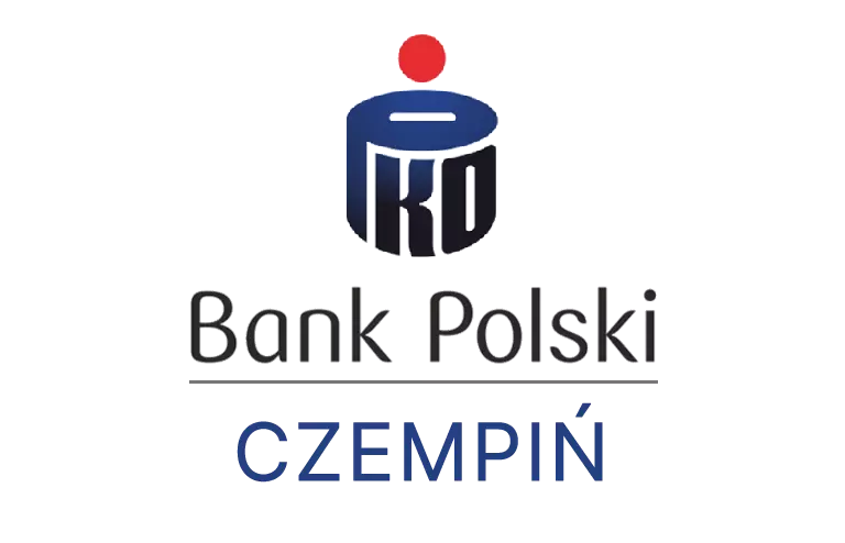 Logo czempińskiej placówki banku PKO Bank Polski SA