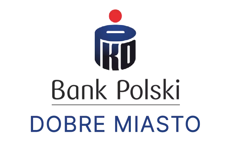 Logo dobromiejskiej placówki banku PKO Bank Polski SA