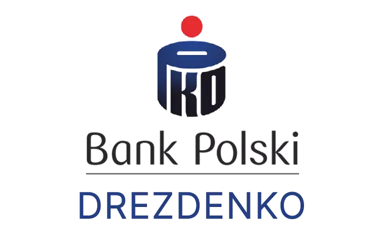 Logo drezdeneckiej placówki banku PKO Bank Polski SA
