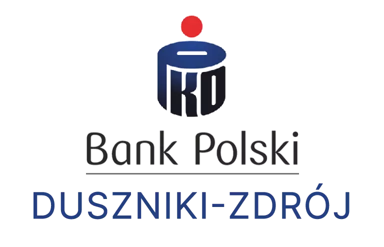 Logo dusznickiej placówki banku PKO Bank Polski SA