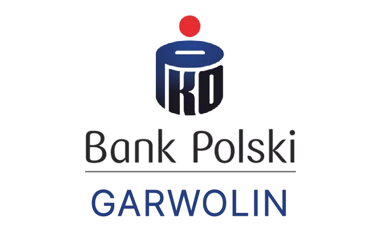 Logo garwolińskiej placówki banku PKO Bank Polski SA