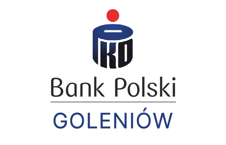 Logo goleniowskiej placówki banku PKO Bank Polski SA